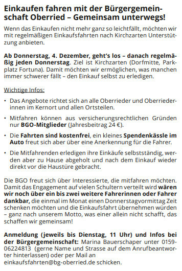 BGO-Einkaufsfahrten BGO-Einkaufsfahrten